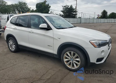 2017 BMW X3 xDrive28I z USA, uszkodzony, nr VIN 5UXWX9C3XH0W73372